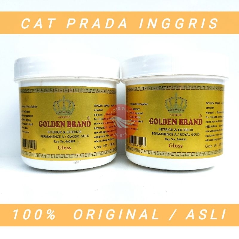 

CAT PRADA INGGRIS GOLDEN BRAND 500 ML ORIGINAL