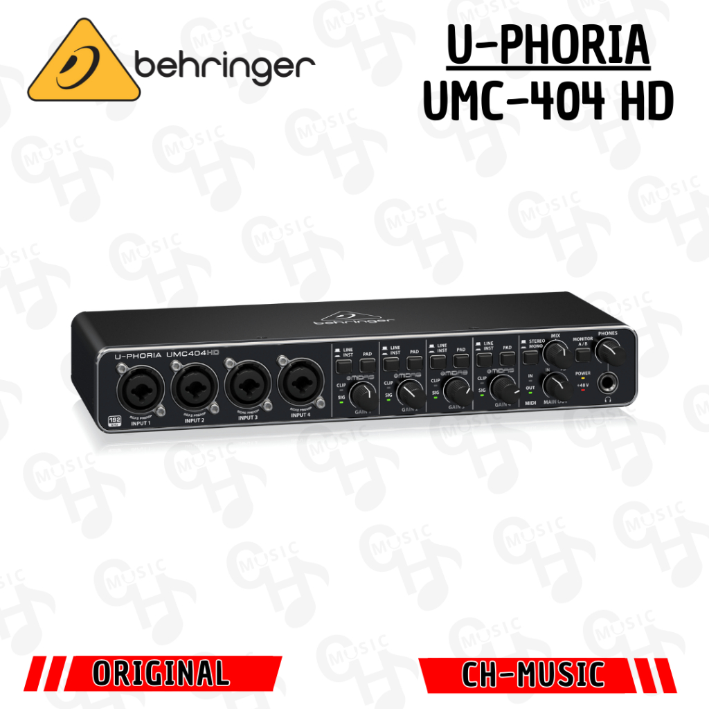 behringer umc404hd/umc404 hd/umc 404 hd soundcard