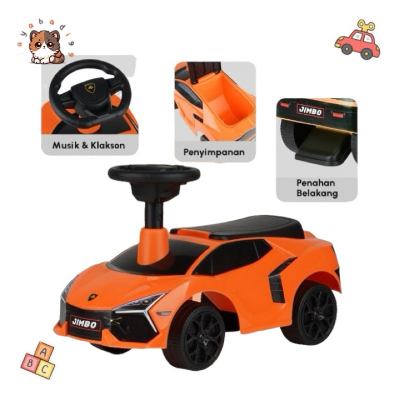 MAINAN ANAK MOBIL TOLOCAR JIMBO K617 PMB TOYS MAINAN MOBIL MOBILAN ANAK