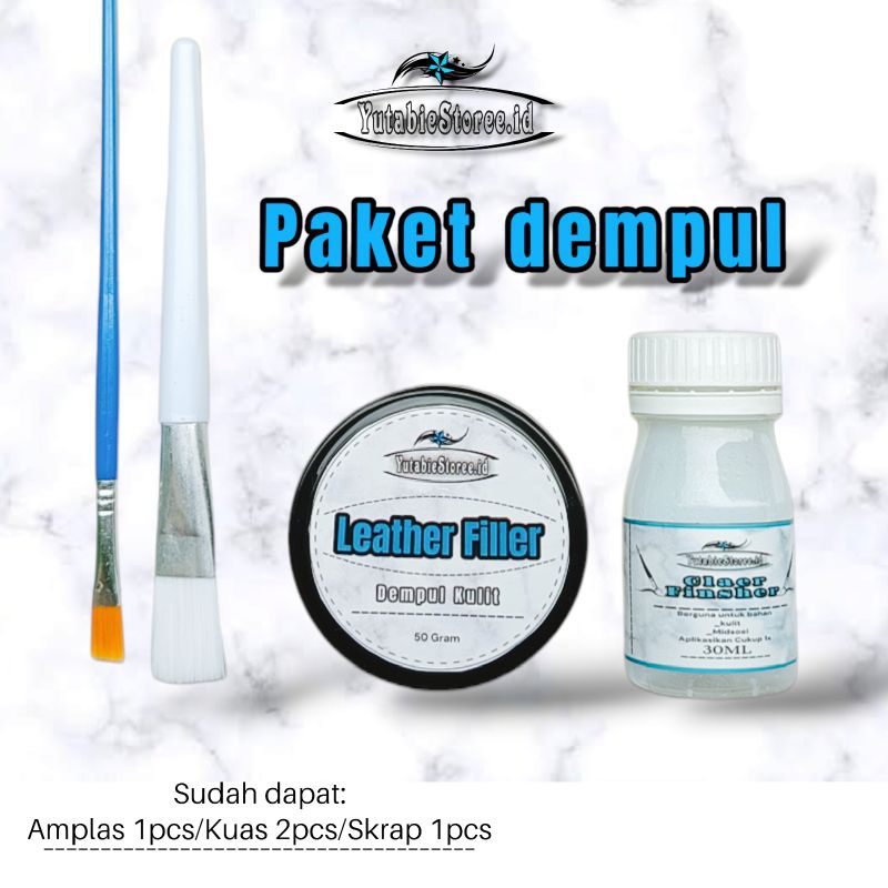 Dempul Sepatu kulit/Dempul Tas kulit/Perawatan Sepatu kulit creek