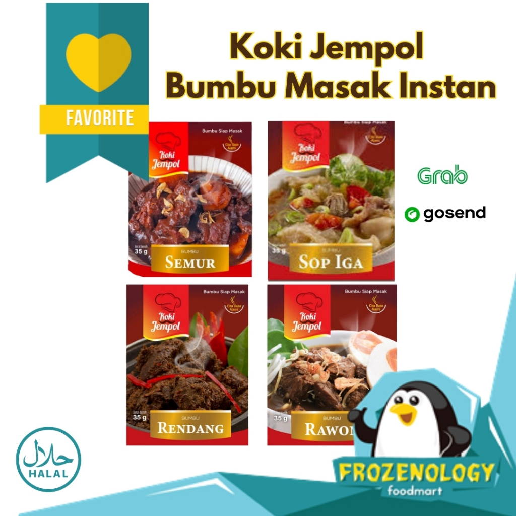 

Koki Jempol Bumbu Instan Masakan Khas Nusantara