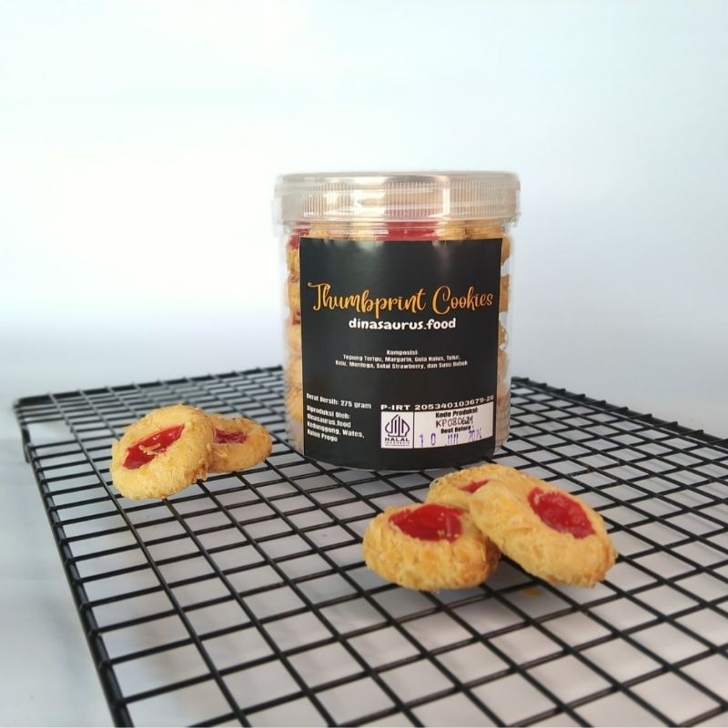 

Kue Kering Thumbprint Cookies Keju Premium 275 g