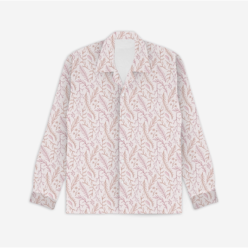 Vort - Kemeja printing | collar shirt | graphic shirt | kemeja santai | bowling shirt | lengan panja