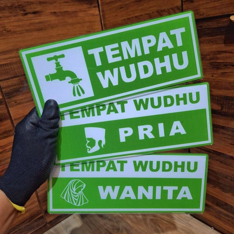 

akrilik tempat wudhu ukuran 10 x 25