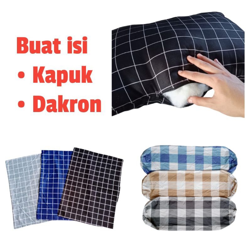 Urung Bantal & Guling Kapuk / Kulit Bantal Guling Yang Diisi Kapuk/Dakron RESLETING / Wurung Bantal 