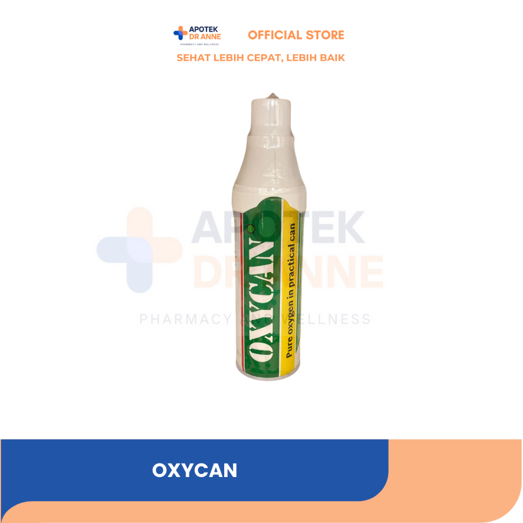 Oxycan Green 500 cc Kaleng - Tabung Oksigen
