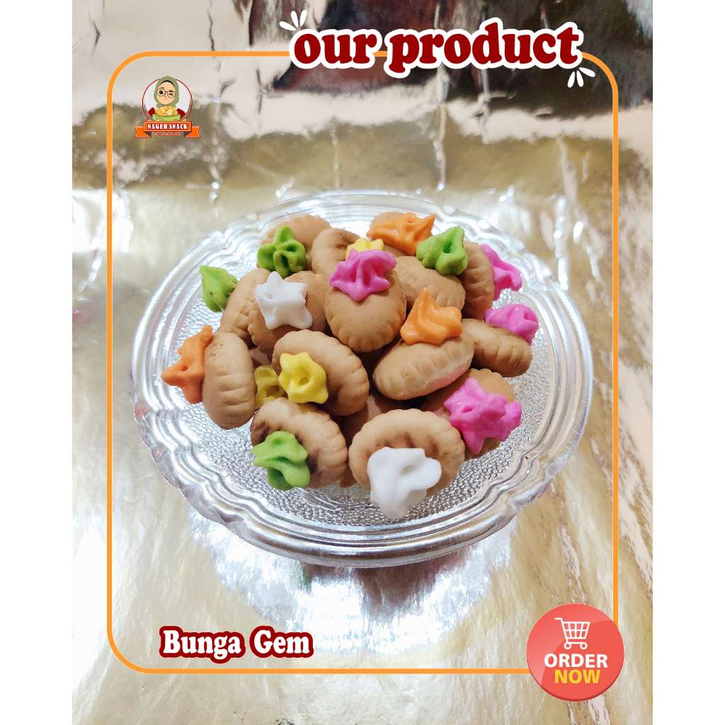 

Biskuit Bunga Gem | Gem Rose 250gr