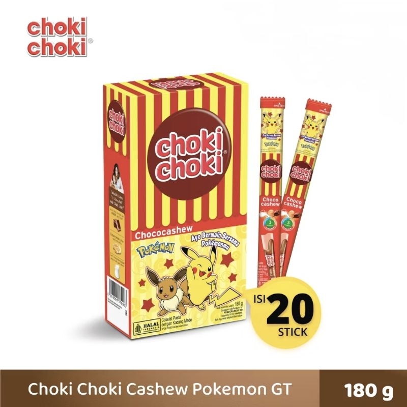 

Choki choki cashew isi 20 sachet @10gram