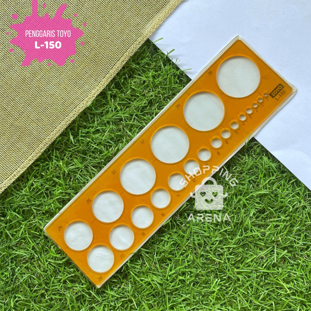 

Penggaris Toyo Pola Lingkaran Bulat Warna RANDOM Bahan Plastik Ukuran L150 Perlengkapan Peralatan Sekolah Circle Ruler Stationery Alat Gambar Menggambar Toyo Mal Shopping Arena Malang