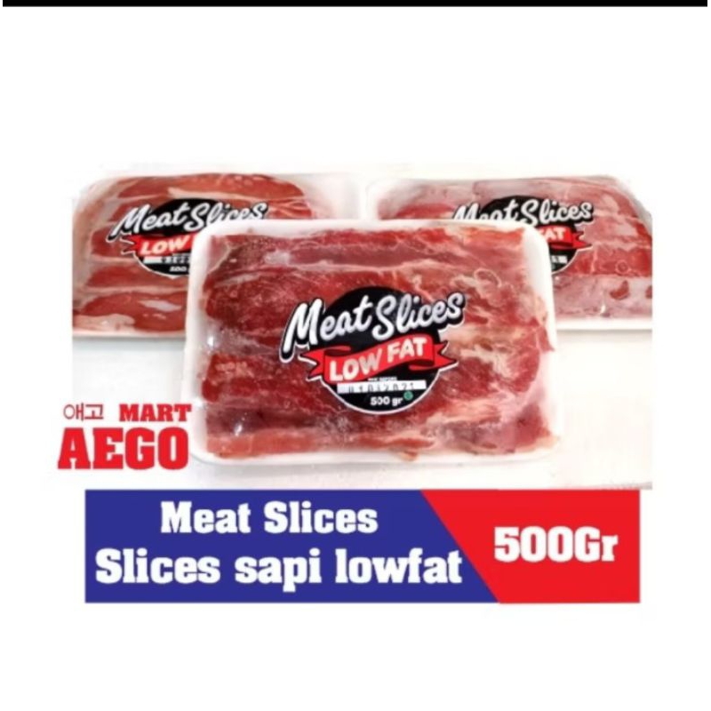 

Beef Slice low fat US 500Gr / daging sapi iris