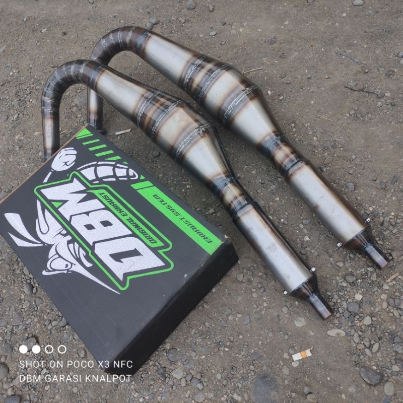 knalpot Kolong telo rx king