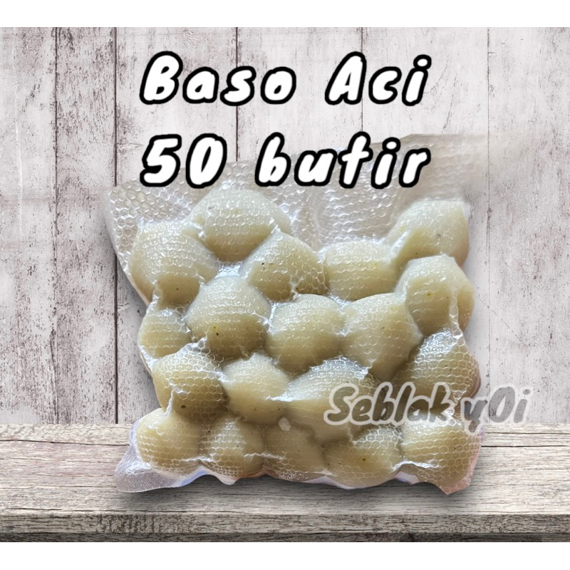 

Baso Aci Cilok 50 butir