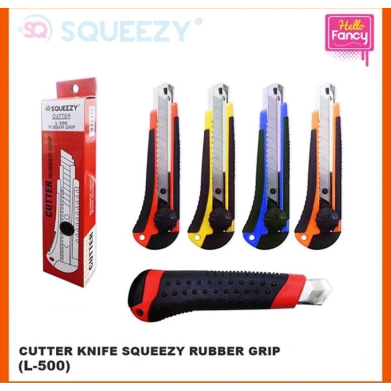 

Cutter besar/Cutter squeezy/cutter L-500/pisau cutter murah