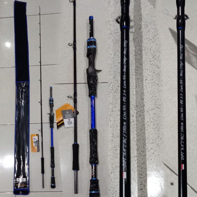 Joran Daido Poseidon Pro Series NEW 602 Spinning dan Baitcasting/OH