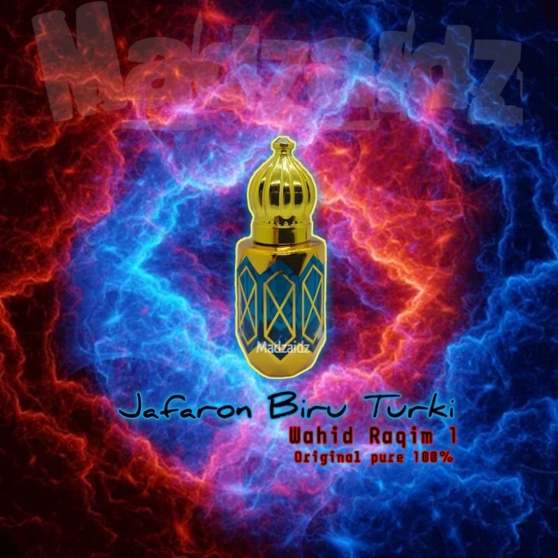 Minyak Jafaron Biru turki 10 ml | Minyak Wangi Jafaron Biru
