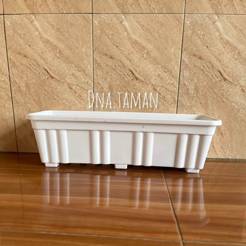 POT ALPEN 50 CM  WARNA PUTIH// POT TANAMAN HIAS LEE KWAN YEW