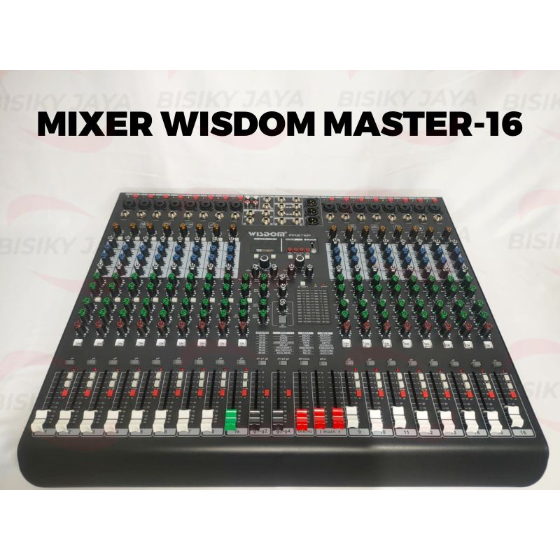 Mixer Audio 16 Chanel Wisdom Master 16 Original Wisdom Master-16