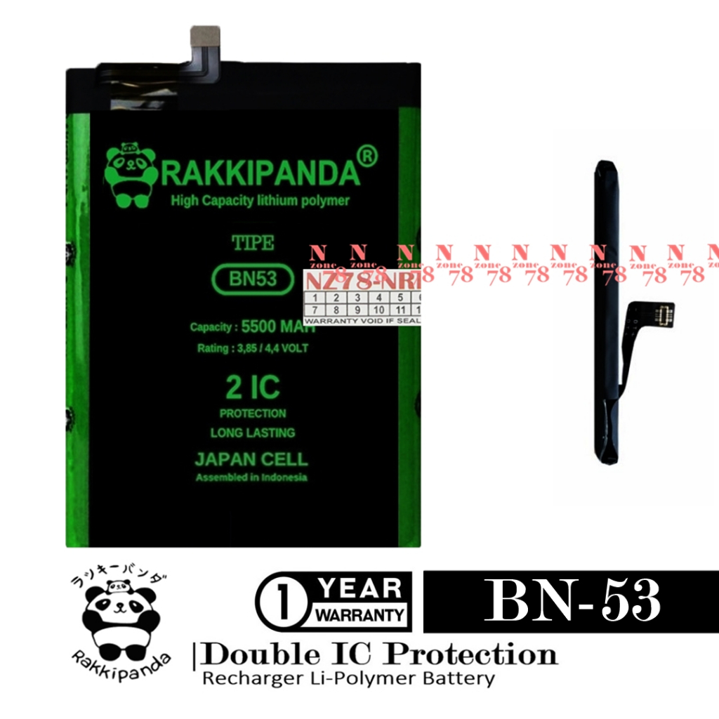 Baterai Xiaomi Redmi Note 9 PRO Note 10 PRO BN53 BN-53 Double IC Protection