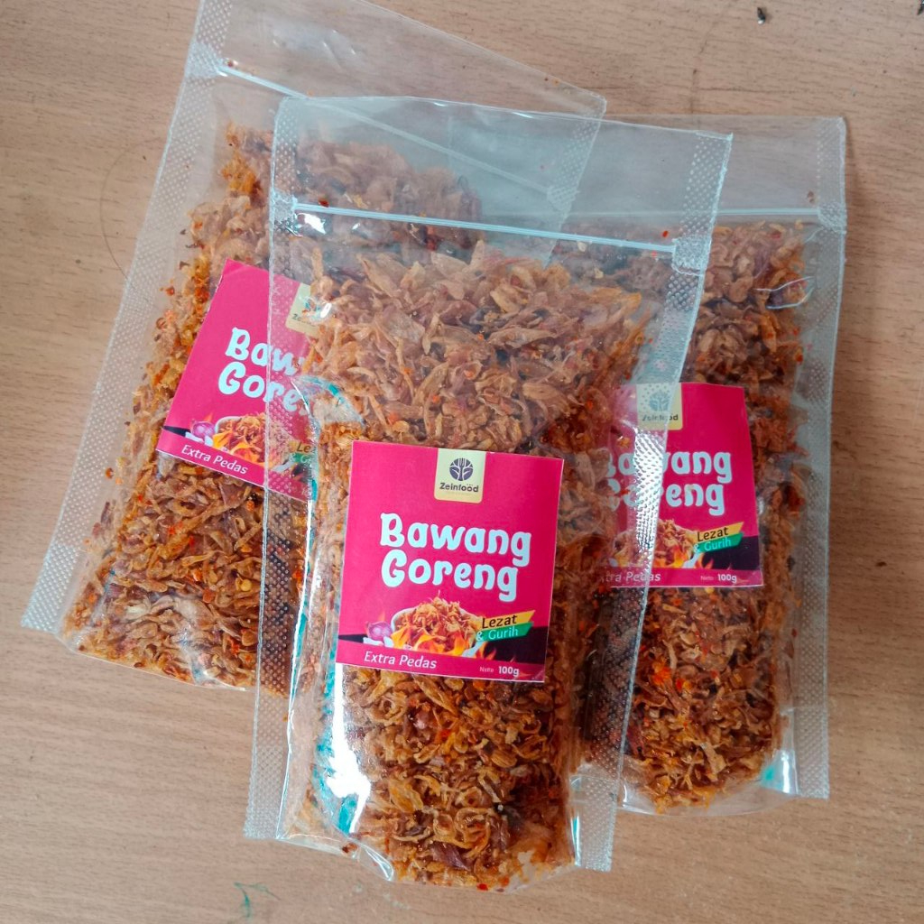 

Bawang Goreng Extra Pedas Asli Brebes 100g Lezat dan Gurih