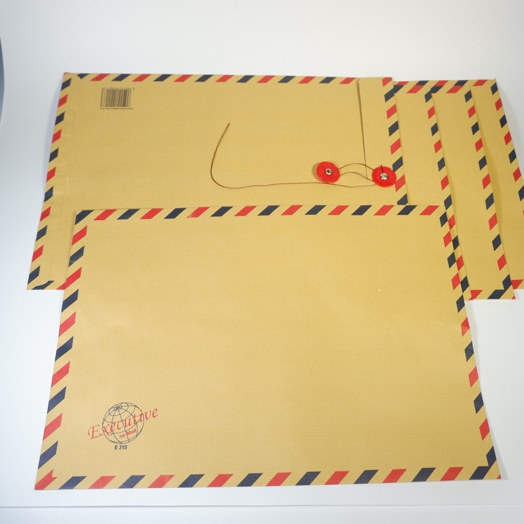 

(PAK) Amplop Coklat Air Mail Tali 304 / 308 / 310 Folio Executive/Amplop Lamaran kerja
