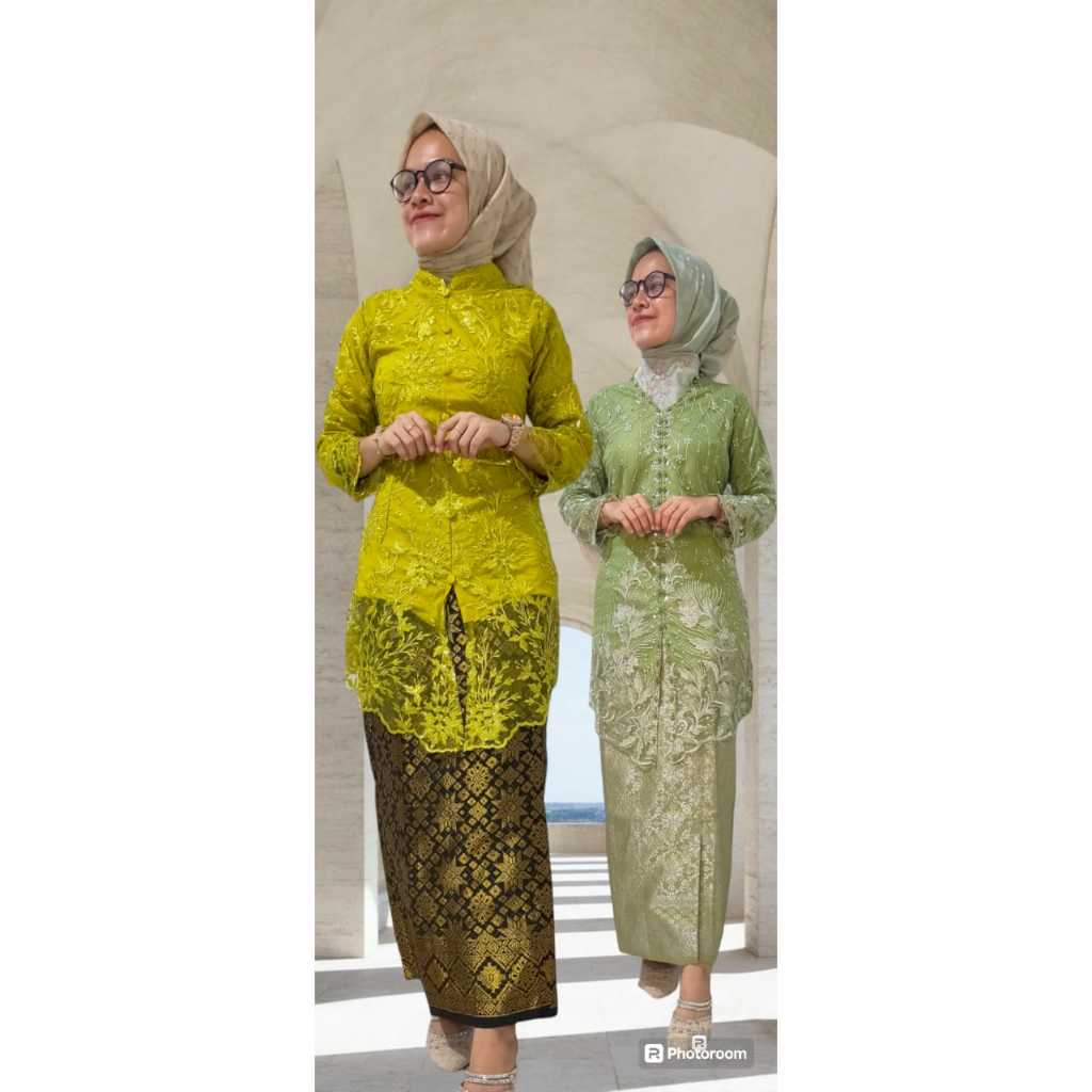 SETELAN KEBAYA / KEBAYA TILE / KEBAYA BROKAT / KEBAYA TUNIK