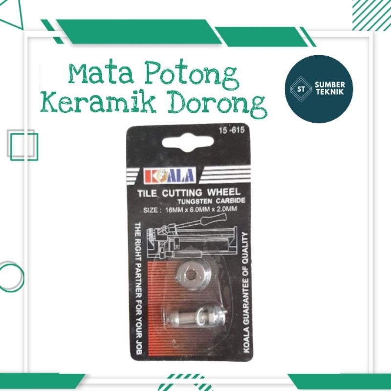 KOALA Tile Cutting Wheel Mata Pisau Potong Keramik Dorong Sorong