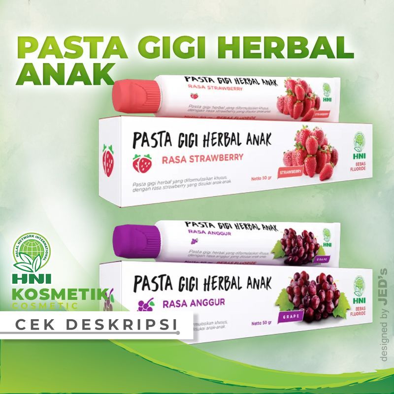PASTA GIGI HERBAL ANAK - Pasta Gigi HNI / HPAI