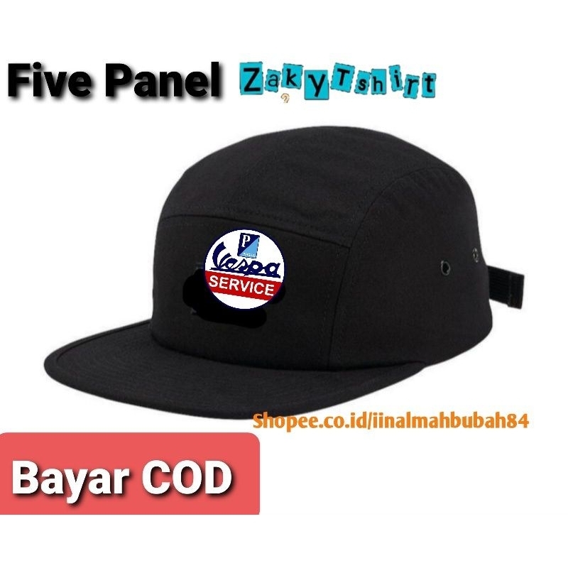 Topi Pria / Topi Snapback Panel 5 Ves Servis