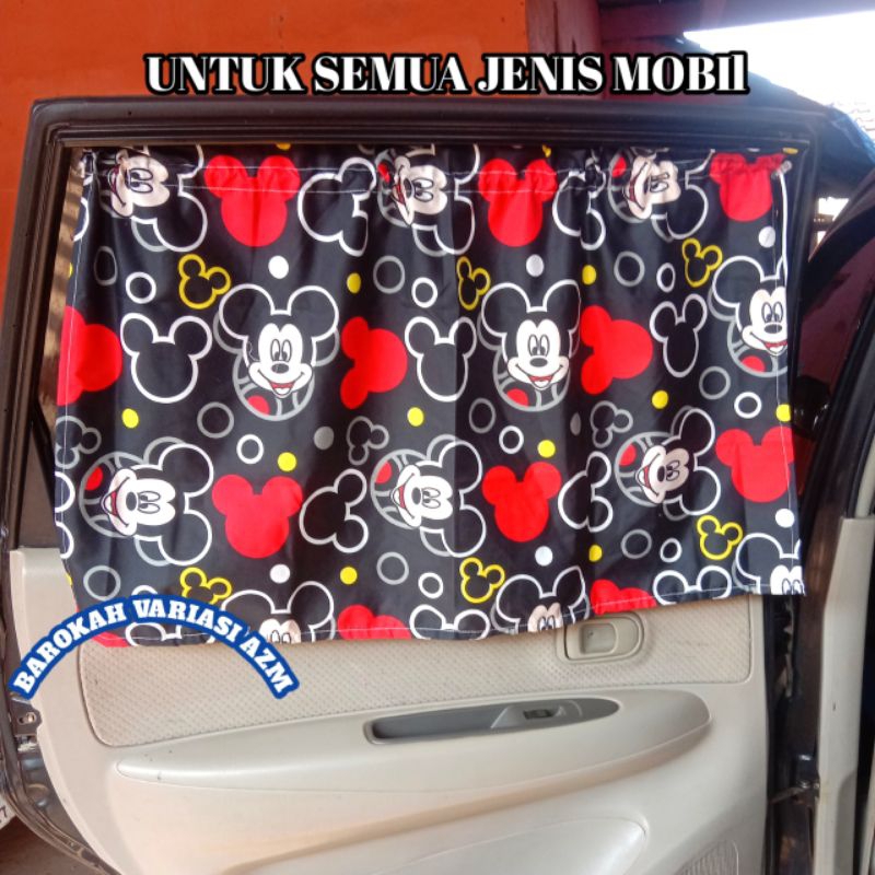 Gorden Mobil tempel / Gorden Mobil termurah / Tirai pintu mobil/Gorden mobil