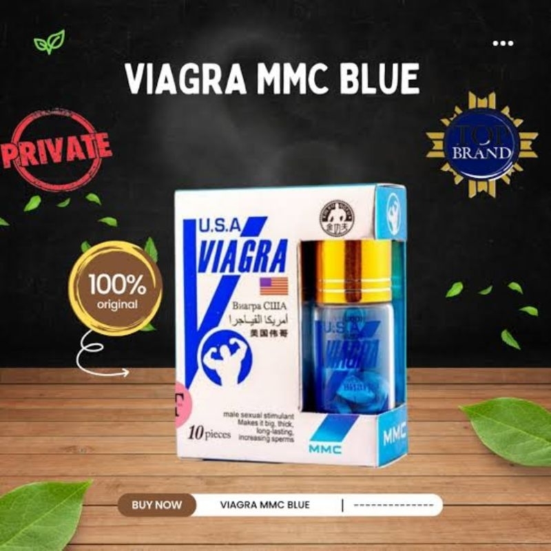 OBAT VIAGRA4 MMC BLUE ASLI ORIGINAL USA - OBAT KUAT PRIA