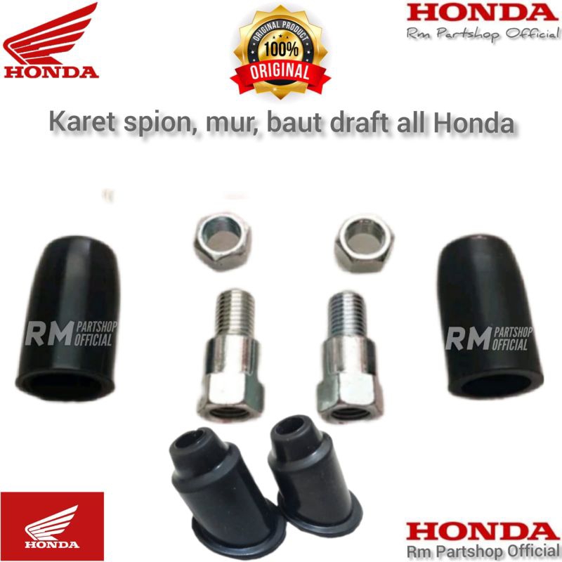 karet spion karet tutup spion mur spion baut sambungan spion beat scoopy genio vario pcx adv all hon