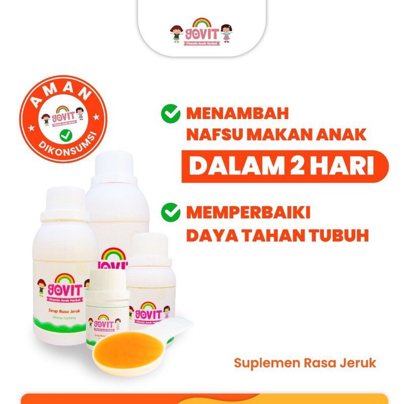 vitamin penambah nafsu makan anak govit beegovit