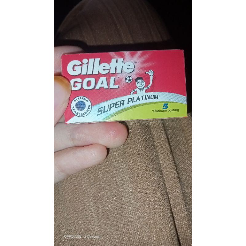 10 pcs Silet Goal/Gillette Goal Super Platinum