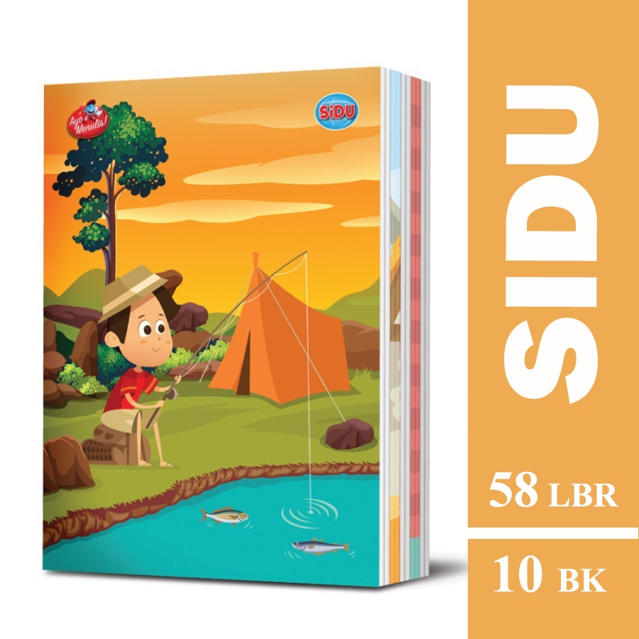 

Buku Tulis SIDU 58 DAN 36 LEMBAR -1 Pak Isi 10