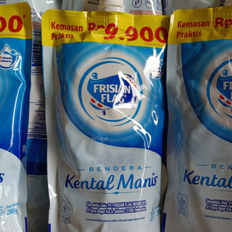 

Frisian Flag Pouch Kental Manis 260 gr