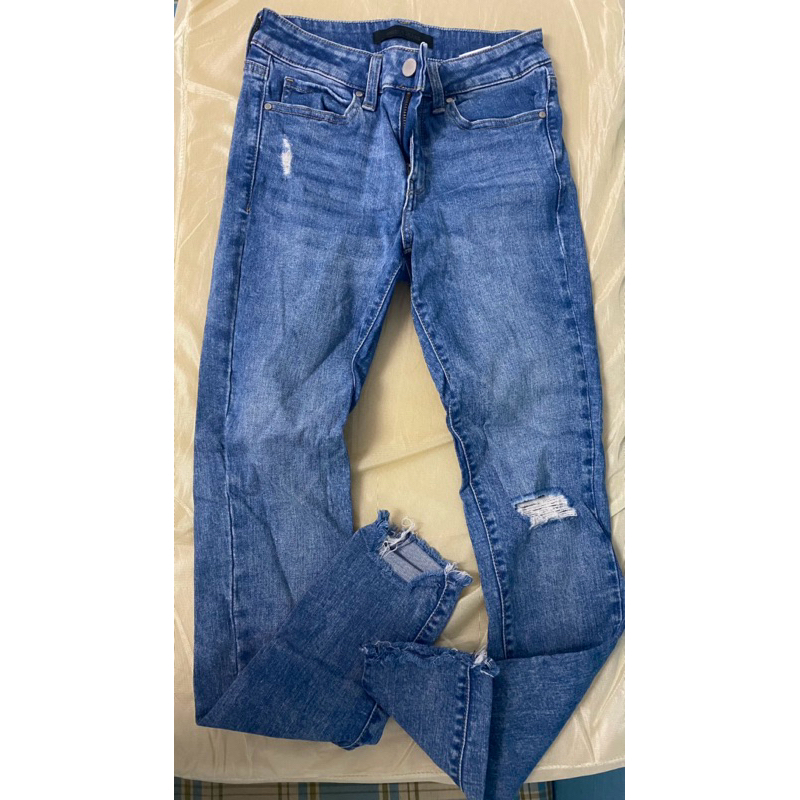 [PRELOVED] UNIQLO DENIM SKINNY JEANS ULTRA STRETCH