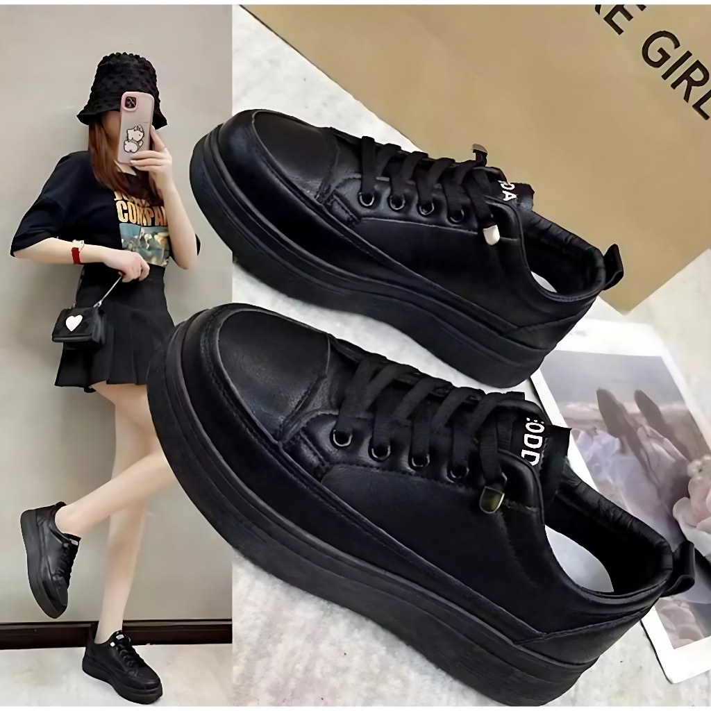 VALUE PACK SEPATU PUTIH POLOS WANITA SEPATU SNEAKERS WANITA TERBARU SEPATU OLAHRAGA SEPATU SPORT