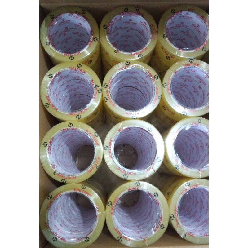 

1 slop(6pcs) Lakban bening 45x70m (45X100Y)