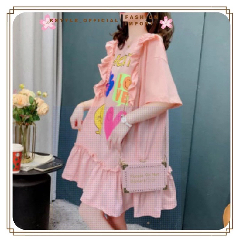 baju hamil friendly atasan wanita oversize cute korea bisa