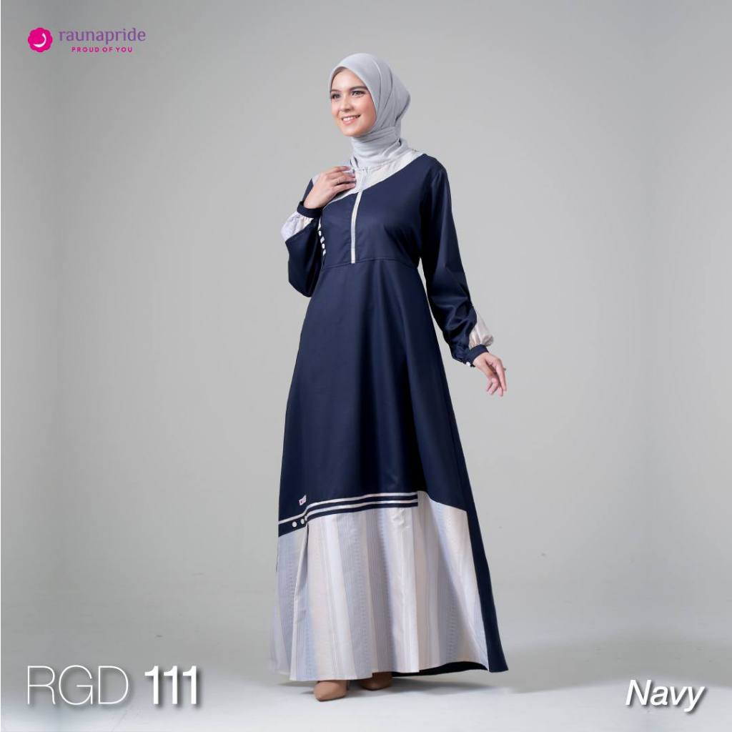 RGD 111 NAVY / RAUNA / GAMIS DEWASA / GAMIS RAUNA / GAMIS MUTAH / GAMIS KATUN / FEWASA / PAKAIAN / D