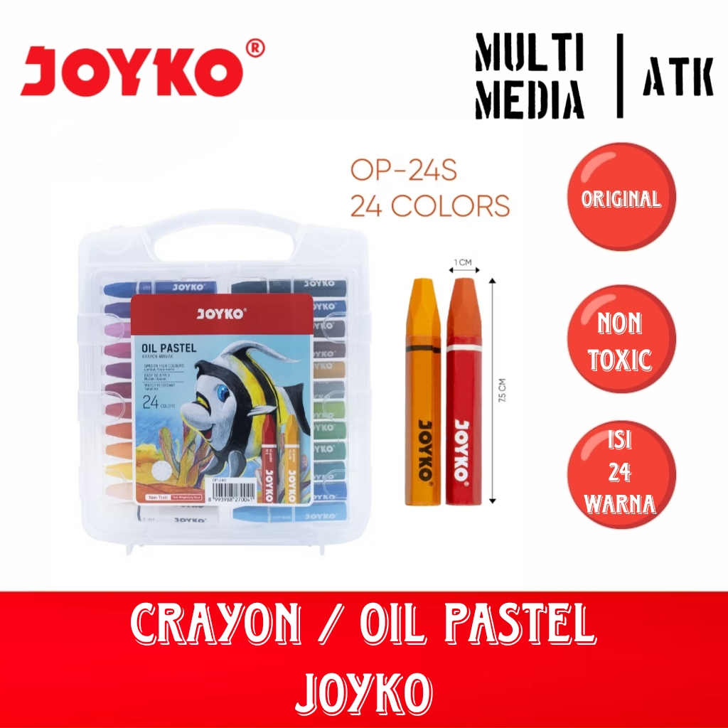 

KRAYON MINYAK / OIL PASTEL JOYKO OP-24S