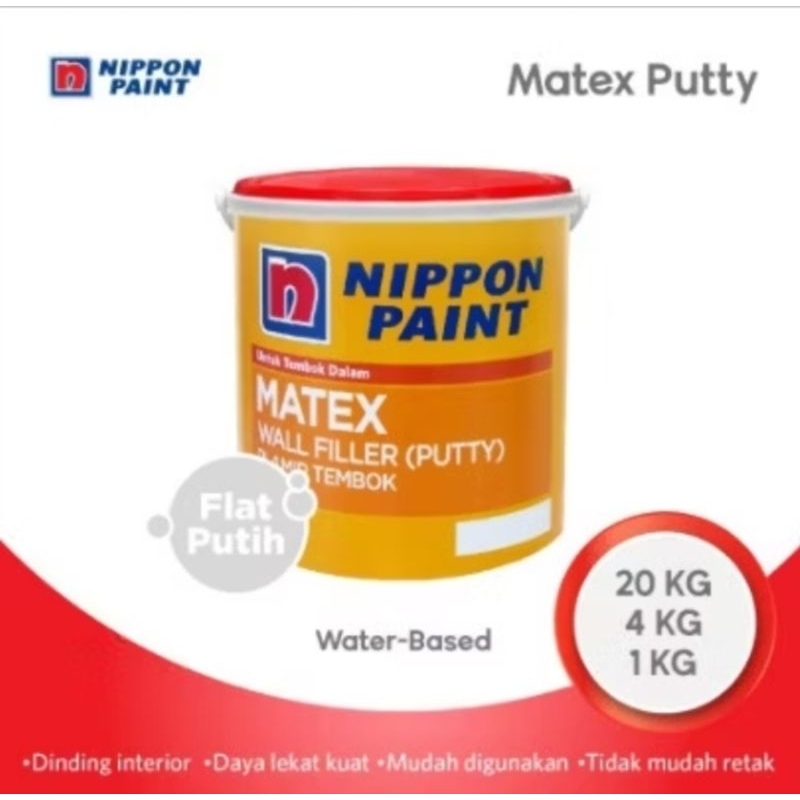 MATEX PELAMIR/Dempul Tembok/Matex putty