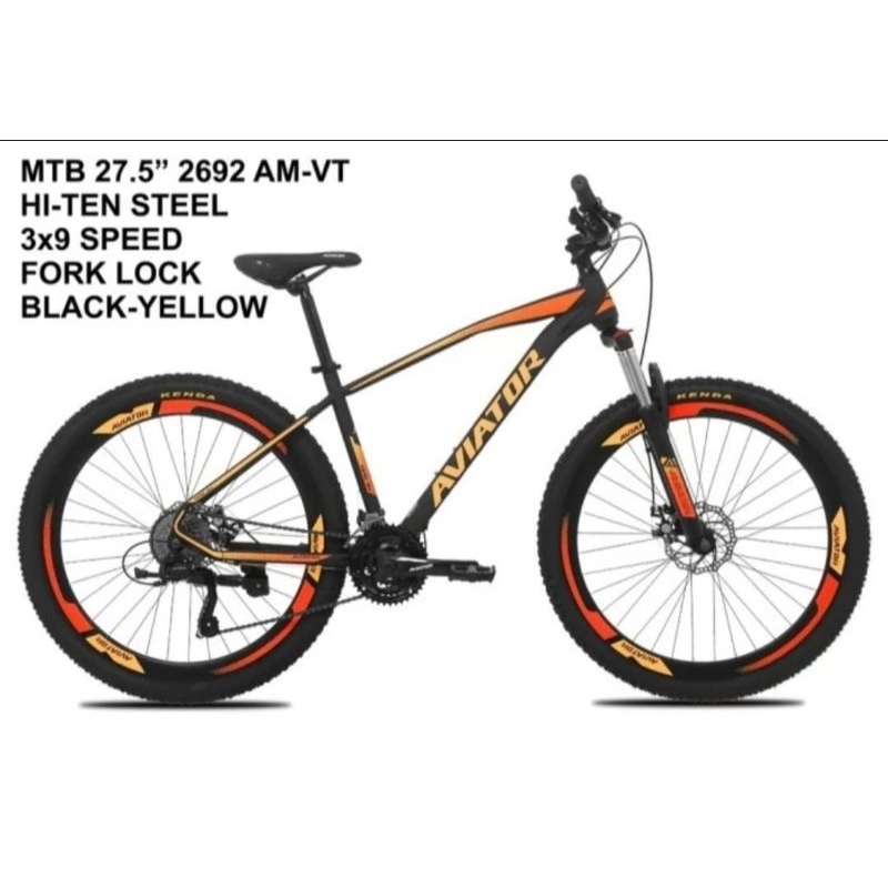 MTB 27.5 Aviator 2692 AM VT New Sepeda Gunung