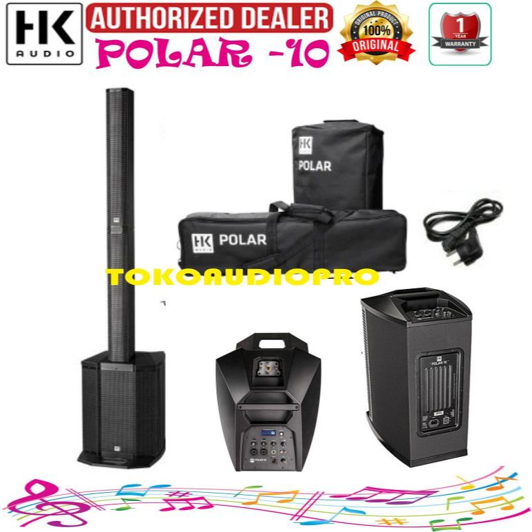 Hk Audio Polar 10 Column Speaker Active Bluetooth