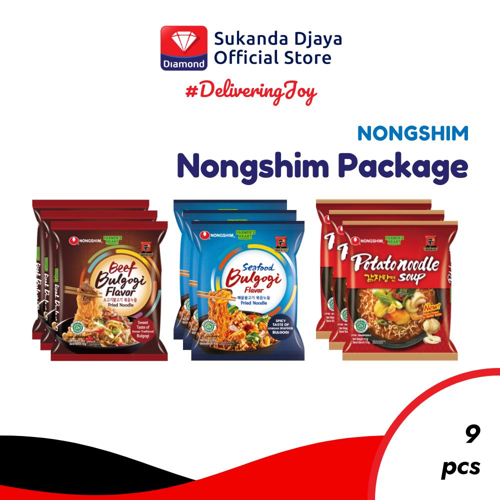 

Nongshim Mie Instan Bulgogi Fried with Potato Ramyun ISI 9