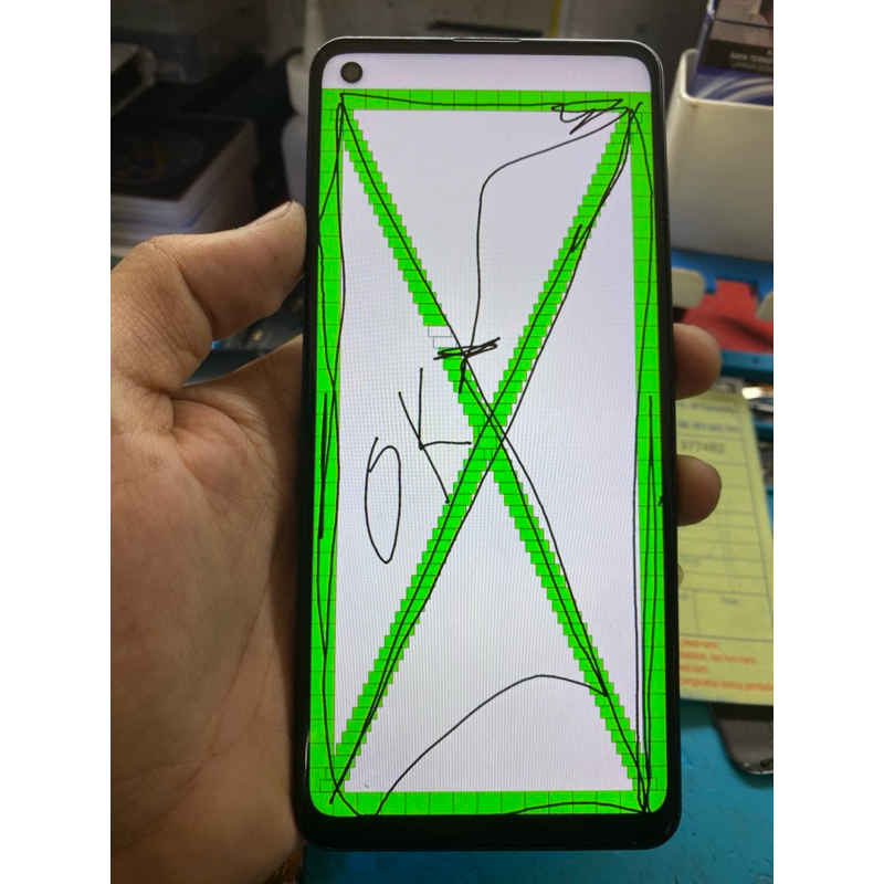 LCD SAMSUNG A217 / A21s ORI COPOTAN NORMAL