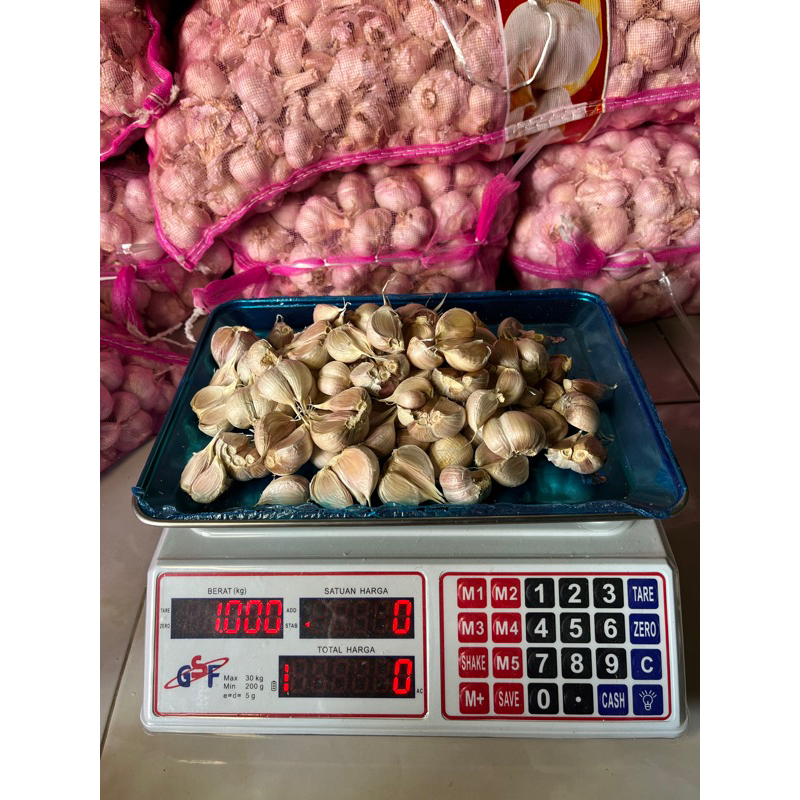 

bawang putih catting panen baru isi bersih 1 KG