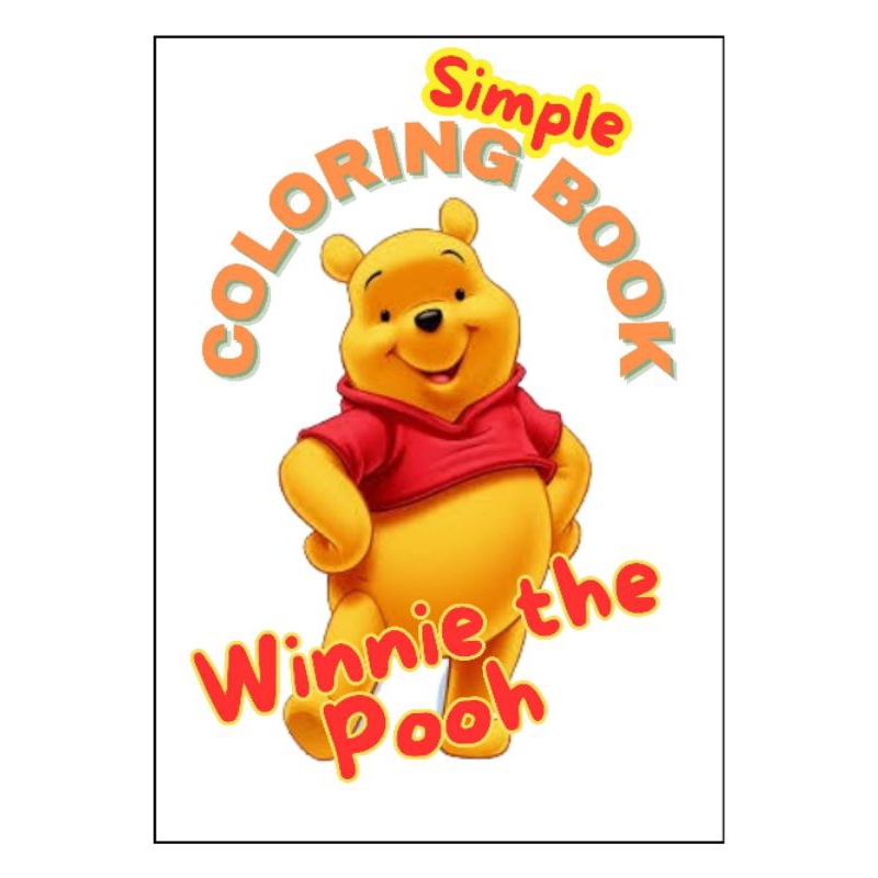 WINNIE THE POOH (pdf) Coloring Book, Buku Mewarnai Anak l pdf