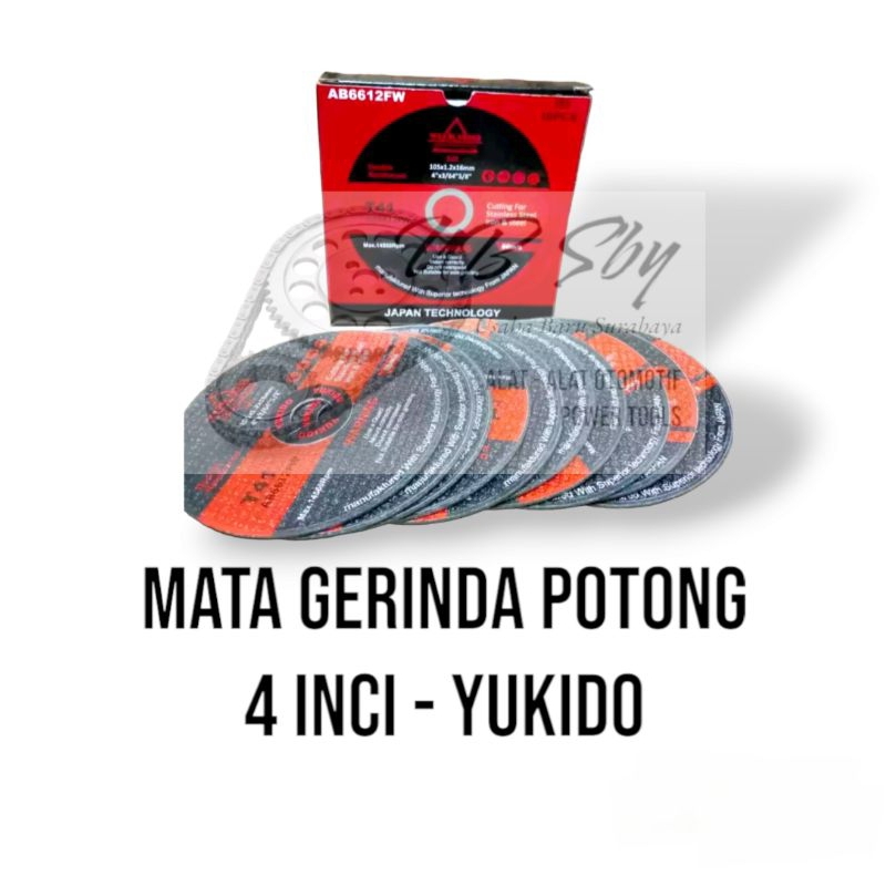 Mata Gerinda Potong 4 inci Yukido