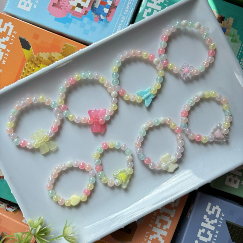 GELANG MANIK ANAK / GELANG MANIK COLORFUL / GELANG MANIK WARNA WARNI / Gelang manik murah / Gelang m